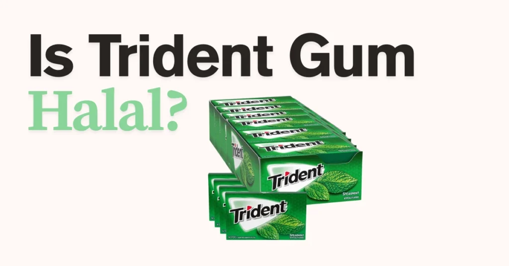Is Trident Gum Halal